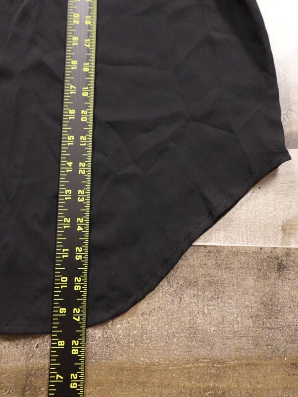 Torrid Harper Georgette Blouse Women’s Size 0 Black Roll Tab Career Office - Picture 4 of 9